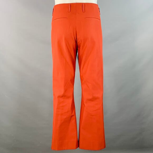 ACNE STUDIOS Size 34 Brick Polyester Cotton Twill Notch Lapel Wide Leg Suit - Picture 4 of 10